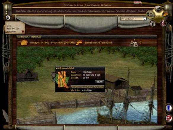 Pirates 1709 juego mmorpg