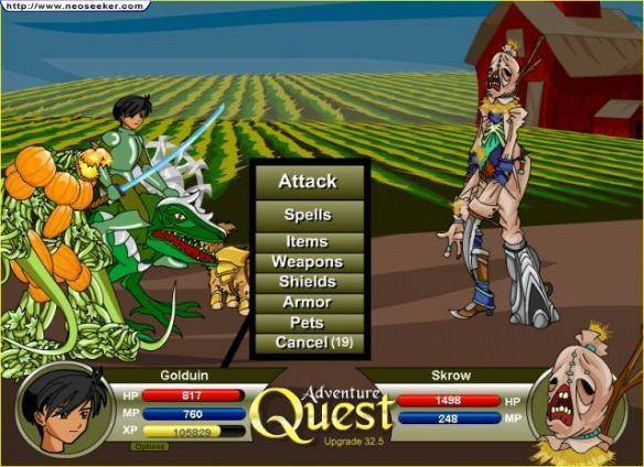 Adventure Quest juego mmorpg