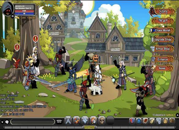 Adventure Quest Worlds juego mmorpg