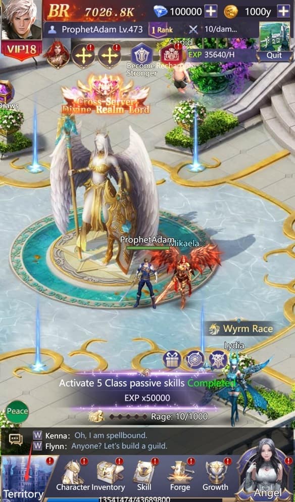 League of Angels Pact juego mmorpg
