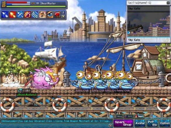 MapleStory juego mmorpg